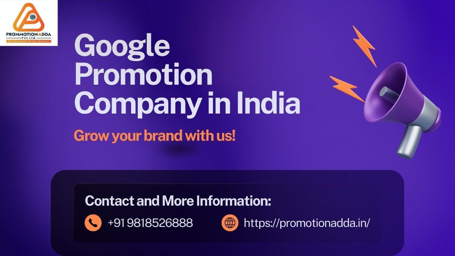 Google Promotion Company in India